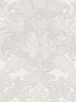 Floral Structures Wallpaper In Grey And Metallic Design By Bd Wall