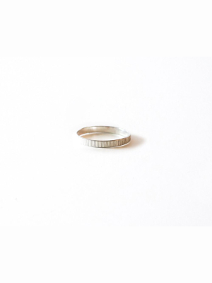 Thick Line Stacker Ring Design By Agapantha