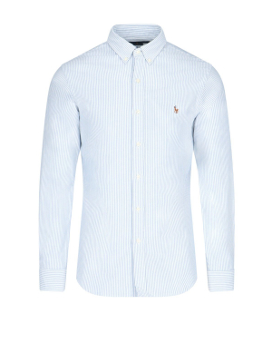 Polo Ralph Lauren Logo Embroidered Striped Shirt