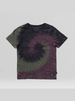 Munsterkids Alleycat T-shirt - Olive Tie Dye