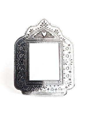 Small Faux Tin Frame - Silver