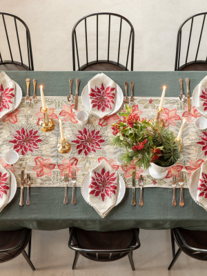 Poinsettia Dinner Napkin