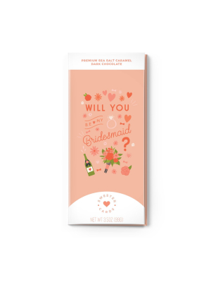 In One Chocolate Bar And Greeting Card-bridesmaid Proposal