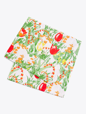 Garden Square Tablecloth, 70" X 70"