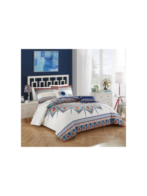 Chic Home Design Izta Comforter & Sham Set