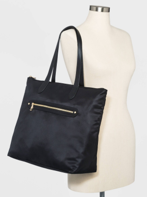 Zip Closure Tote Handbag - A New Day™