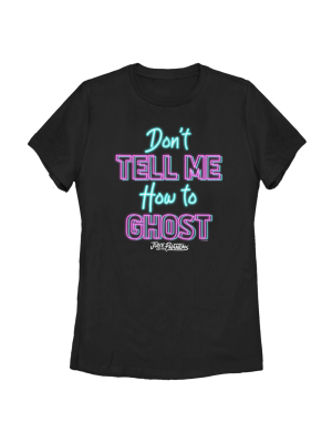 Women's Julie And The Phantoms Don't Tell Me How To Ghost T-shirt