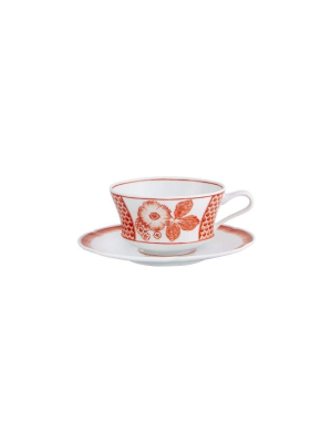 Vista Alegre Coralina Breakfast Cup & Saucer