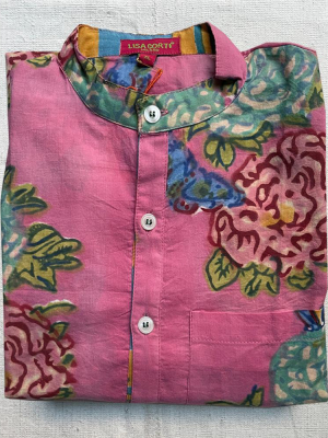 Xl Baby Kurta In King Flower Pink