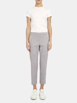 Treeca Pull-on Pant In Textured Good Linen