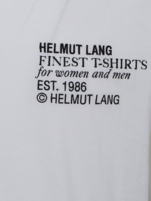 Helmut Lang Logo Print T-shirt