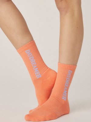 Daydreamer Logo Socks In Wildflower