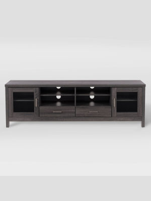 Hollywood Tv Cabinet For Tv's Up To 80" Dark Gray - Corliving