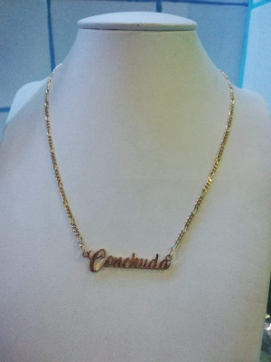 Conchuda Tag Necklace