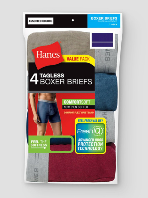 Hanes® Men's Big & Tall 4pk Boxer Briefs