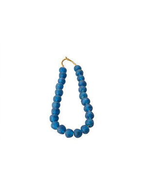 Sea Glass Beads In Navy