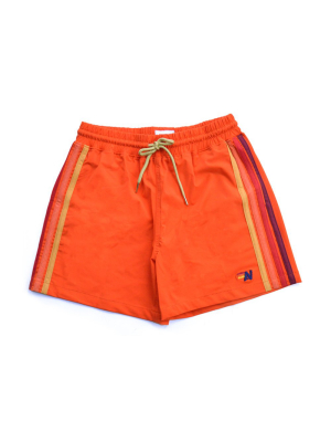 Aviator Nation Kids Flex Board Shorts - Orange