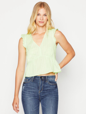 Ruffle Hem Top