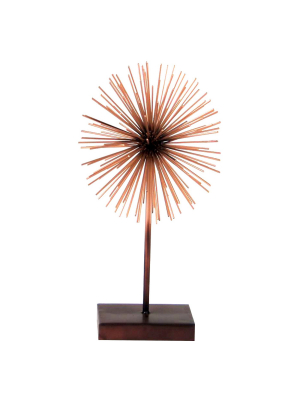 Tabletop Starburst On Metal Stand (6"x6"x11.5")