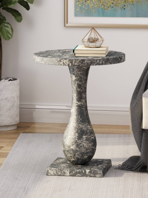 Ewers Modern Accent Table Distressed Gray - Christopher Knight Home