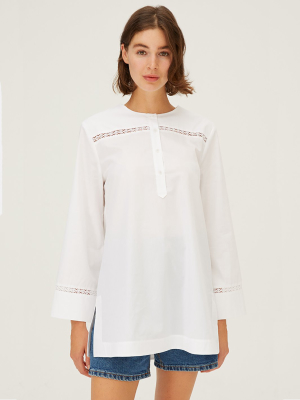 Harshman Kalina Tunic In White