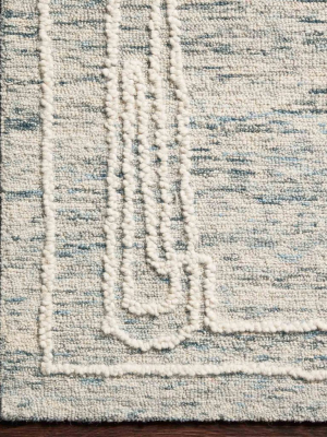 Loloi Justina Blakeney Leela Rug - Sky/white