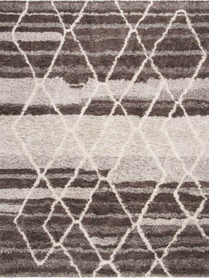 Casablanca Argyle Sand/ivory Area Rug