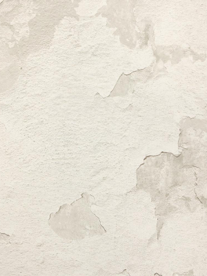 Cracked Plaster Wallpaper In Beige From The Precious Elements Collection By Burke Decor