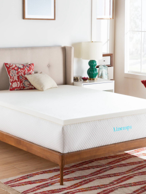 Essentials 2" Activerelief Memory Foam Mattress Topper - Linenspa