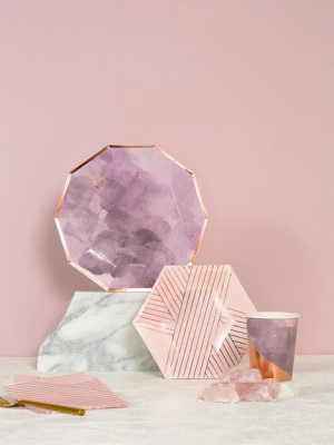 Amethyst - Light Purple Watercolor Paper Cups