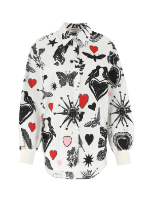 Alexander Mcqueen Graphic Printed Shirt