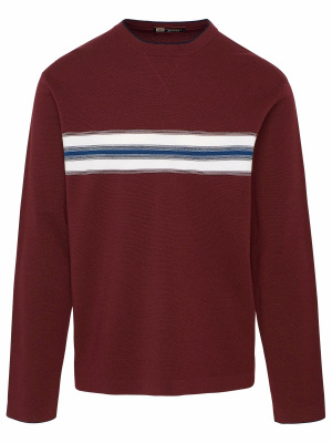 Z Zegna Striped Crewneck Jumper