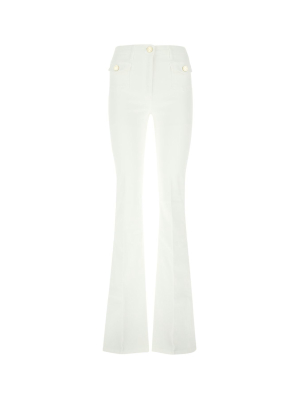 Elisabetta Franchi Flared High Waisted Jeans