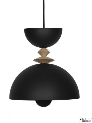 Mala Pendant Light No. 4 In Black