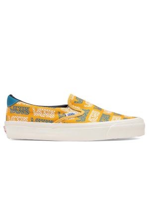 Vans Vault Og Slip-on 59 Lx - Golden Glow/logo Checkerboard