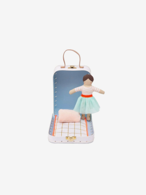 Mini Suitcase House & Doll - Lila