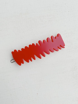 Scratch Barrette : Red