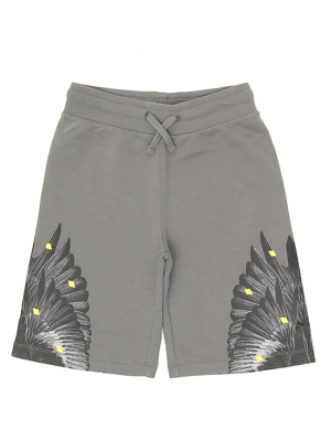 Marcelo Burlon County Of Milan Kids Wings Printed Track Shorts