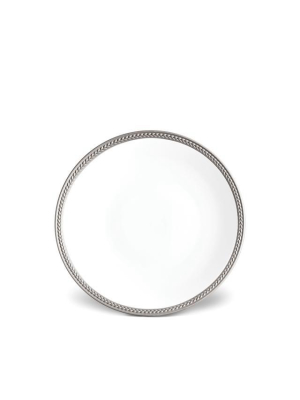 Soie Tressee Platinum Dessert Plate