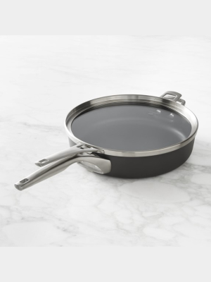 Calphalon Premier Space-saving Hard-anodized Nonstick Sauté Pan With Cover