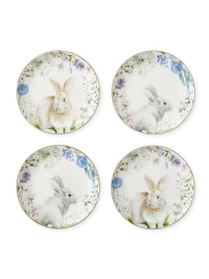 Floral Meadow Wreath Mixed Appetizer Plates