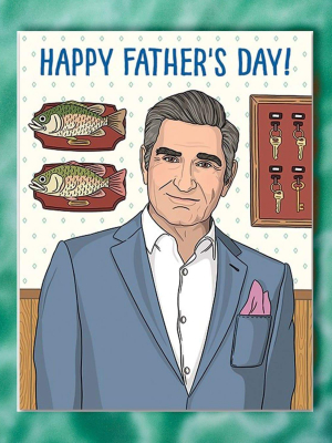 Johnny Rose Schitt's Creek Father's Day Card