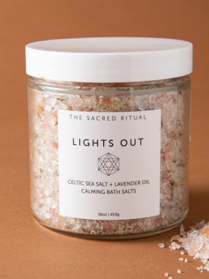 Lights Out Bath Salts