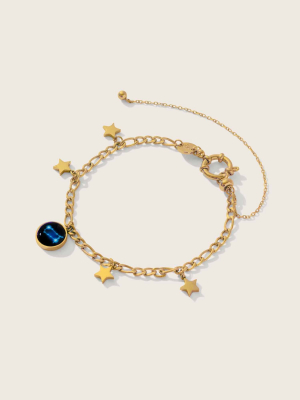 The Astral Mae Anklet In Gold