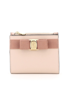 Salvatore Ferragamo Vara Bow Compact Wallet