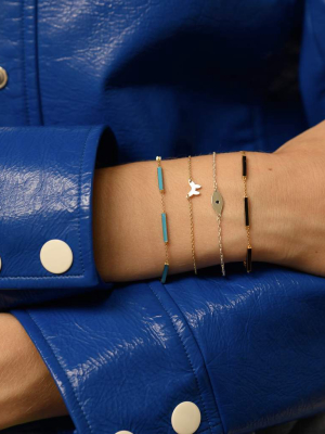 Nazar Blue Sapphire 14k Bracelet