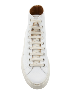 Tournament High-top Leather Sneakers