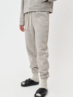 Cashmere Fleece Women’s La Sweatpants / Heather Oatmeal