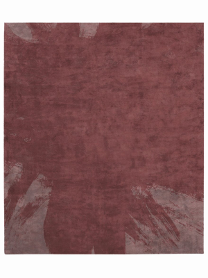 Hanjiro Boogie Hand Tufted Rug In Red Design By Second Studio