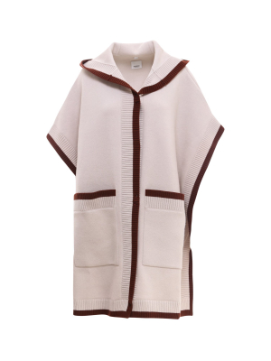 Burberry Hooded Open Cape